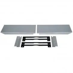 Letzte Chance Anschlagschienen, Alu eloxiert mit Sicherheitslinealen