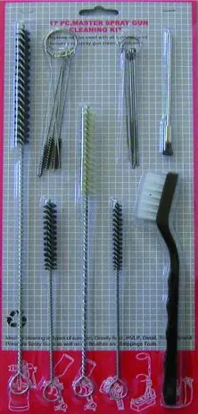 Bürstenset für Spritzpistolen Aktuell