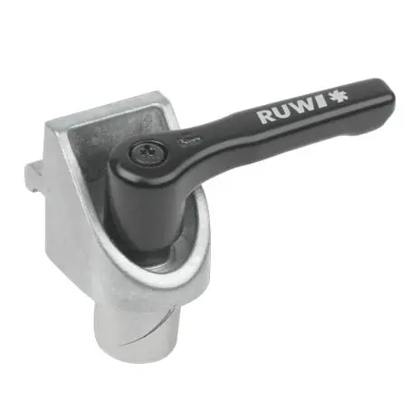 Rabatt Klemmwinkel mit Klemmbolzen ø20 mm und Klemmhebel