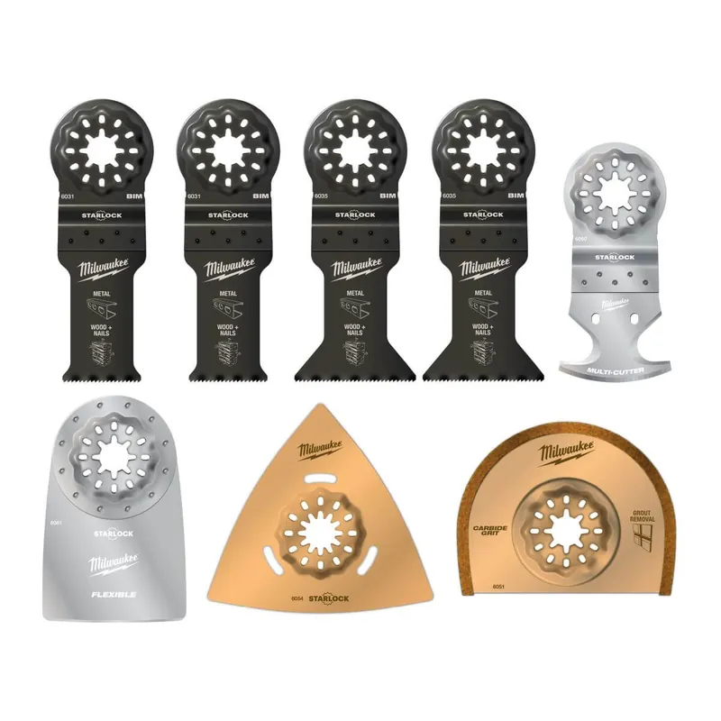 Nur Heute MILWAUKEE Multitool Starlock Renovierungs-Set 8-teilig