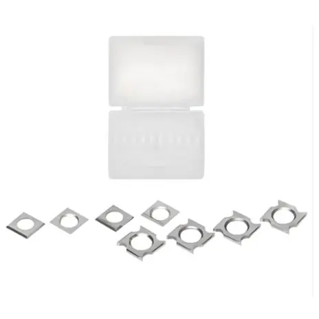 Ausverkauf Wendeschneiden Set für 4mm Nutfräser, je 4 Stück