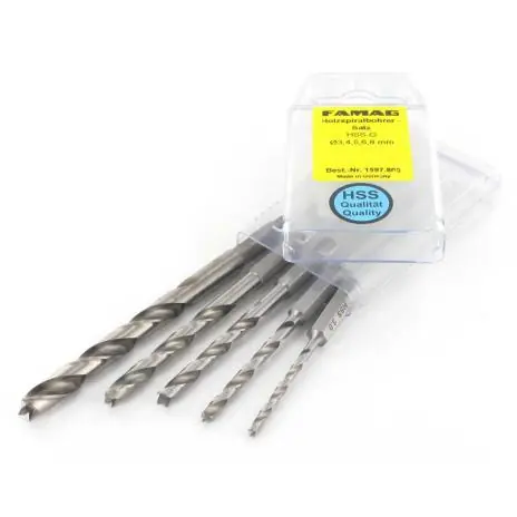 Kostenloser Rückversand Holzspiralbohrer-Bit-Set HSS-G lang