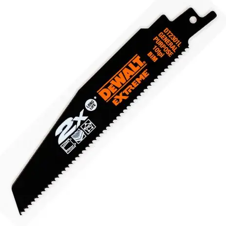 Nur Für Kurze Zeit Bi-Metall Säbelsägeblatt DT2301L Multi 152 mm