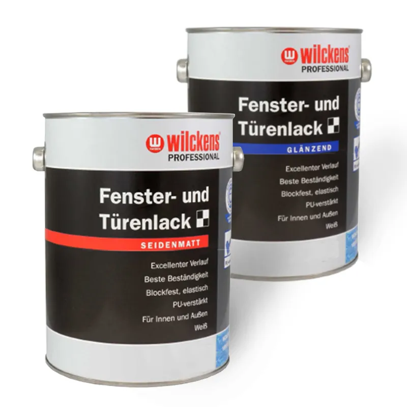 Zertifiziert Wilckens Profi Fenster & Türenlack weiß 2,5 Liter