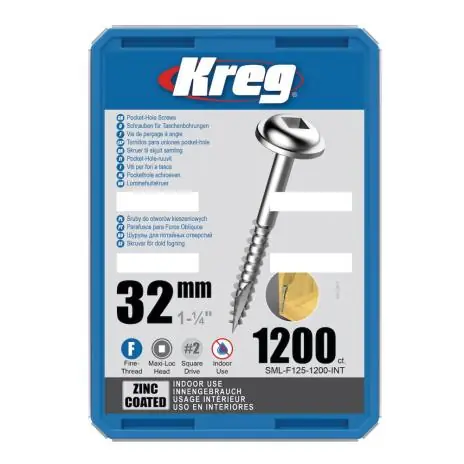 Kreg® Maxi Loc Taschenlochschrauben Nur Für Kurze Zeit