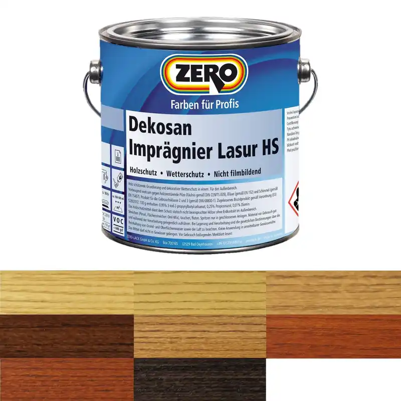 Sale Zero Dekosan Imprägnier Lasur HS wetterbeständig 750 ml