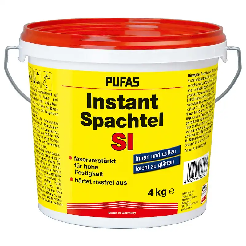 PUFAS Instant-Spachtel SI Filler gebrauchsfertig 4 kg Versand Am Gleichen Tag