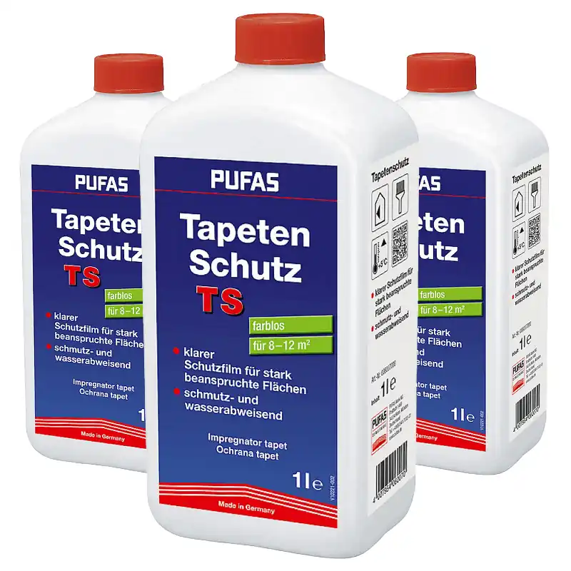 PUFAS Tapetenschutz TS Schutzfilm transparent 1 L Kostenloser Rückversand