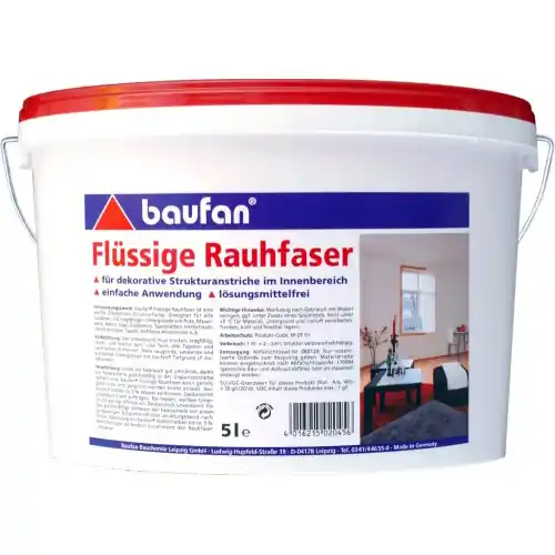 Baufan Flüssige Rauhfaser 5 L Wasserverdünnbar Preis Gesenkt