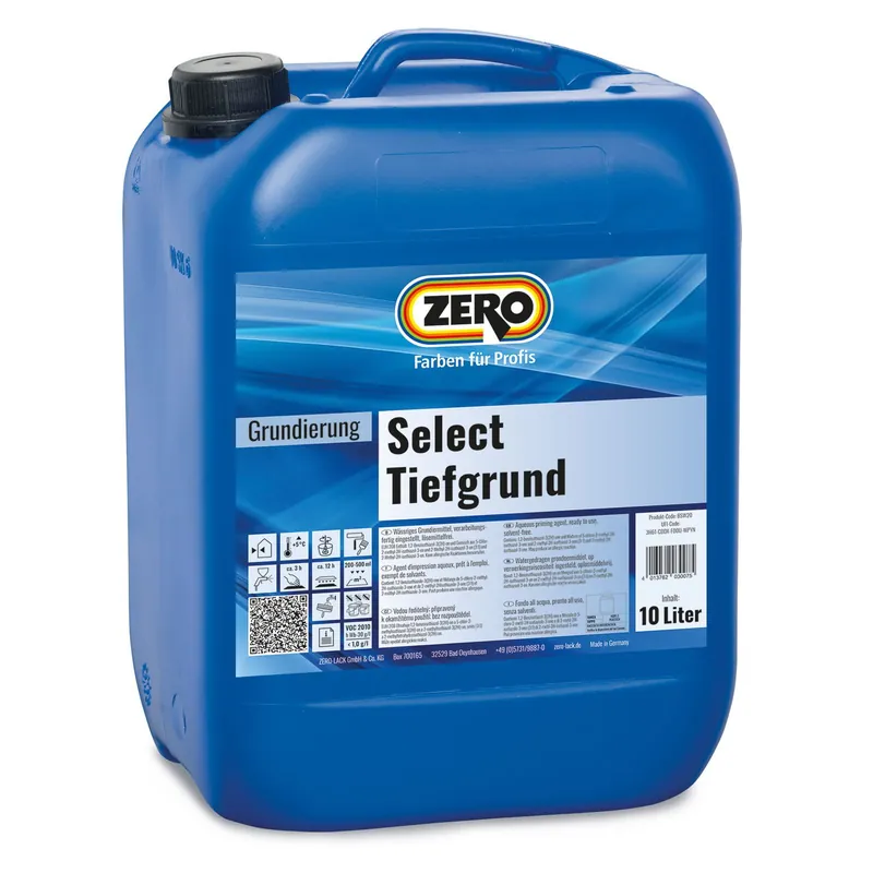 Zertifiziert ZERO Select Tiefgrund LF Grundierung farblos 10 L