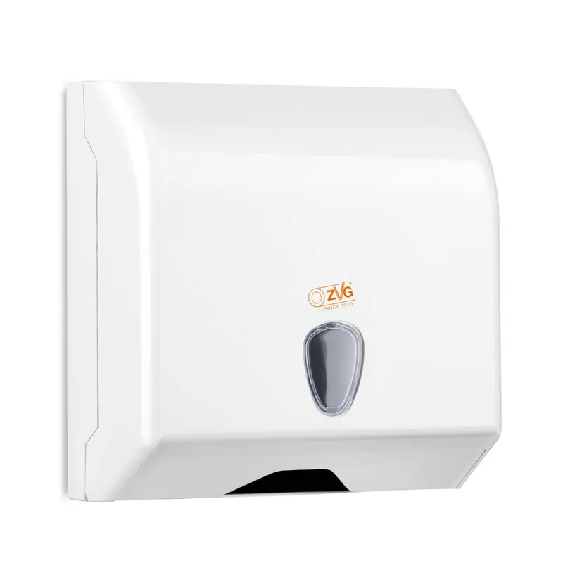 ZVG Falthandtuchspender Kunststoff weiß 290 x 120 x 125 mm Sichere Zahlung