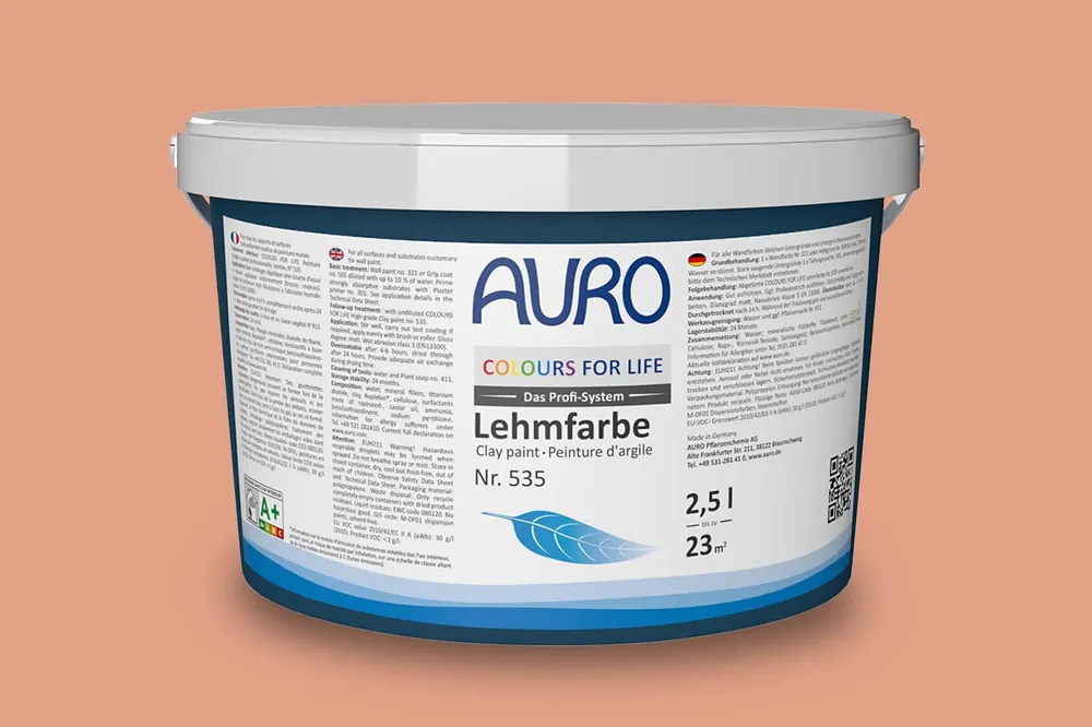 Auro Colours for Life Lehmfarbe Nr.  535 - California Neue Kollektion