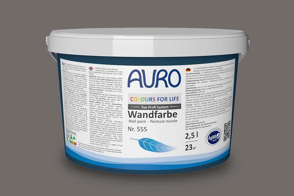 Abverkauf Auro Colours for Life Wand- und Deckenfarbe Nr. 555 - Mocca 05