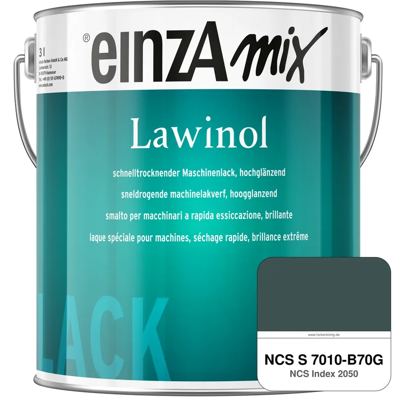 Abverkauf einzA Lawinol hochglänzend (NCS S 7010-B70G)