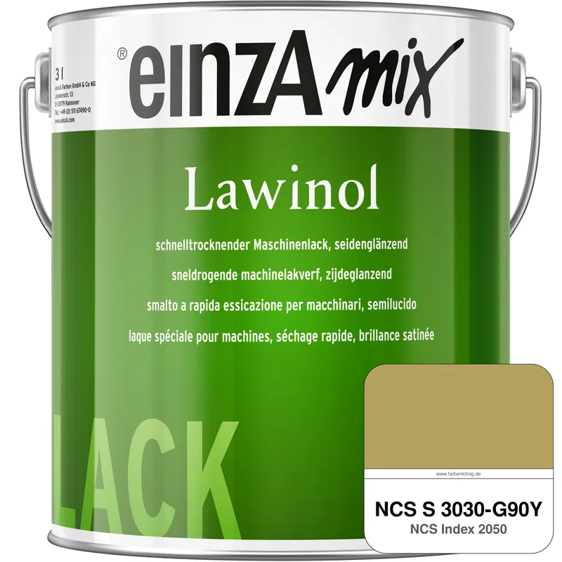 Abverkauf einzA Lawinol seidenglänzend (NCS S 3030-G90Y)