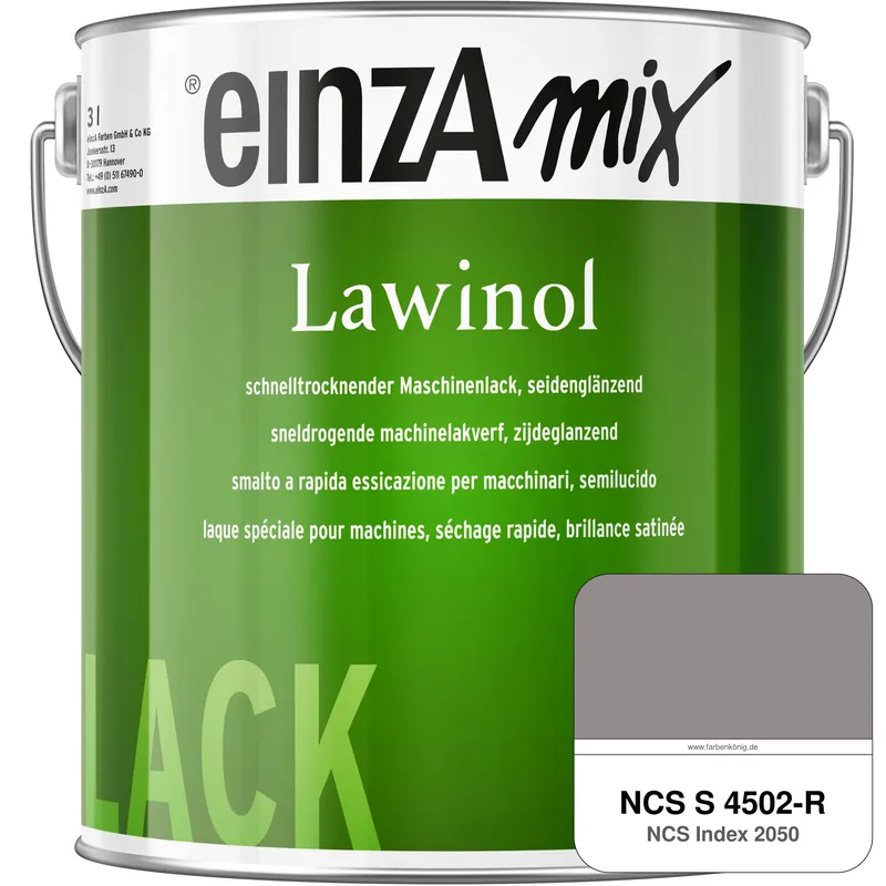 Abverkauf einzA Lawinol seidenglänzend (NCS S 4502-R)