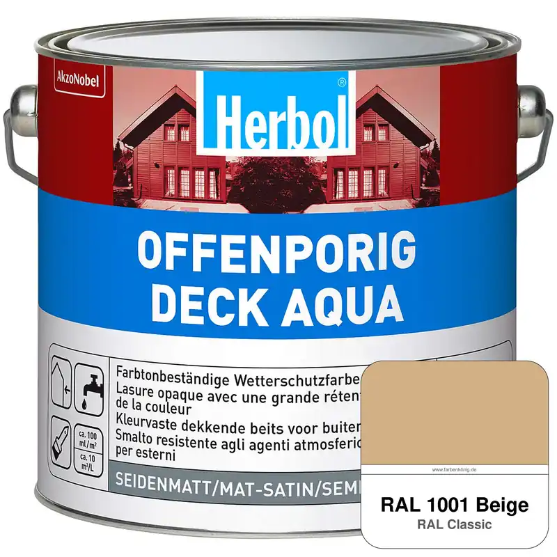 Kracherpreis Offenporig-Deck Aqua (RAL 1001 Beige)