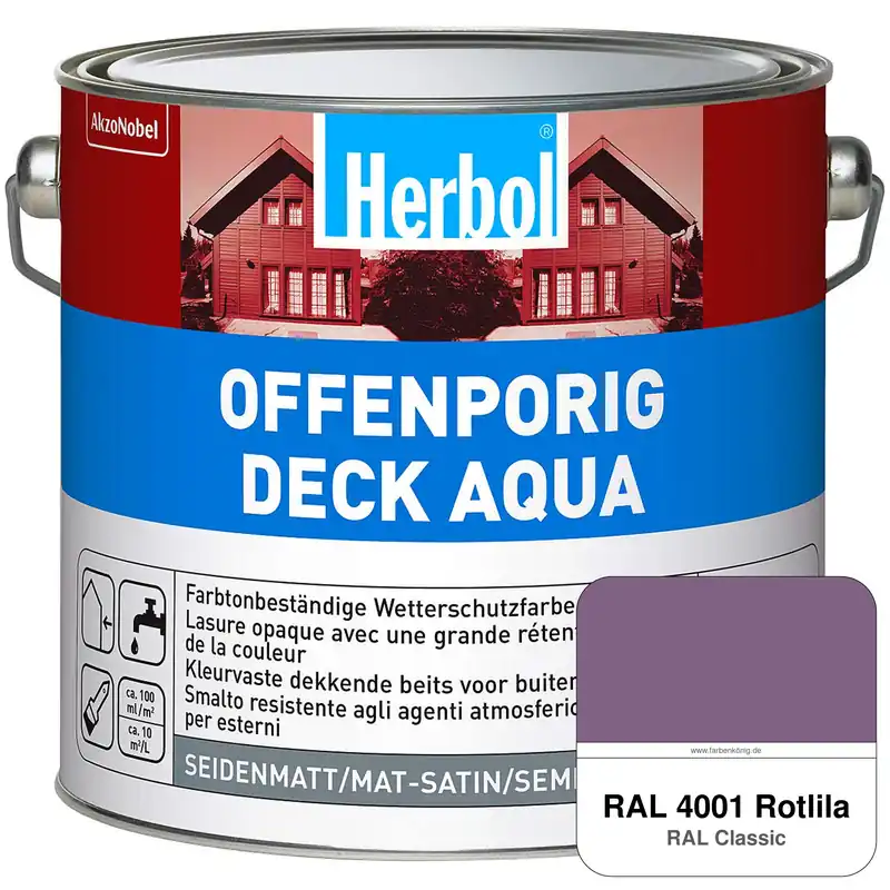 Top-Preis Offenporig-Deck Aqua (RAL 4001 Rotlila)