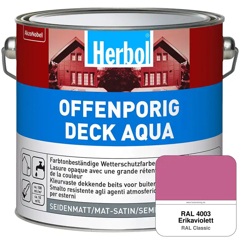 Offenporig-Deck Aqua (RAL 4003 Erikaviolett) Preisknaller