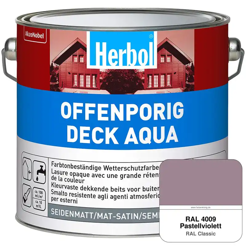 Preisknaller Offenporig-Deck Aqua (RAL 4009 Pastellviolett)