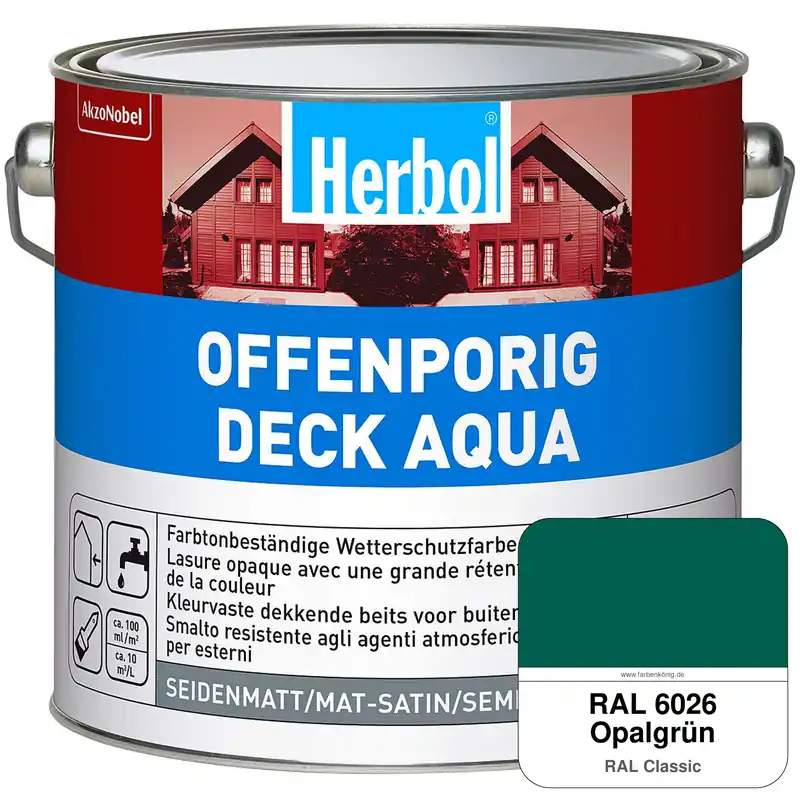 Offenporig-Deck Aqua (RAL 6026 Opalgrün) Bestseller