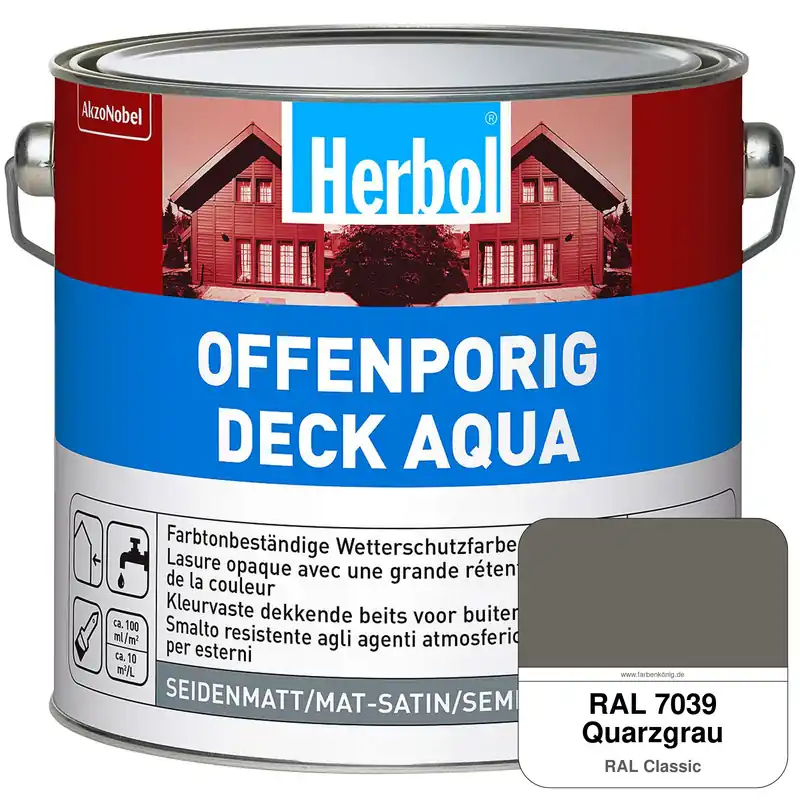 Jetzt Bestellen Offenporig-Deck Aqua (RAL 7039 Quarzgrau)
