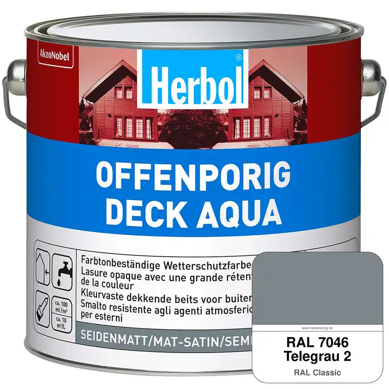 Offenporig-Deck Aqua (RAL 7046 Telegrau 2) Angebot