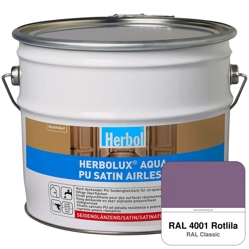 Herbolux Aqua PU Satin Airless (RAL 4001 Rotlila) Rabatt