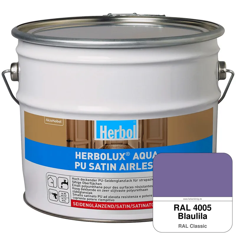 Herbolux Aqua PU Satin Airless (RAL 4005 Blaulila) Knallerangebot