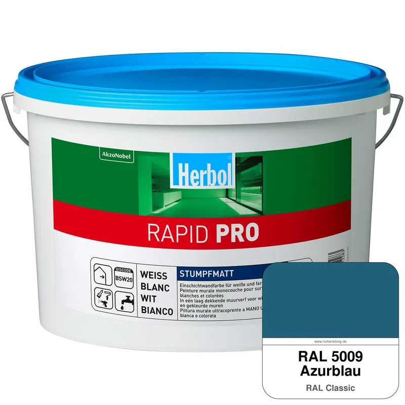 Knallerangebot Rapid PRO (RAL 5009 Azurblau)