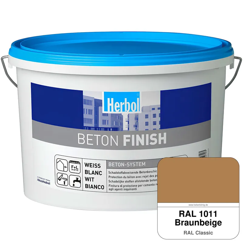Neuheit Beton Finish (RAL 1011 Braunbeige)