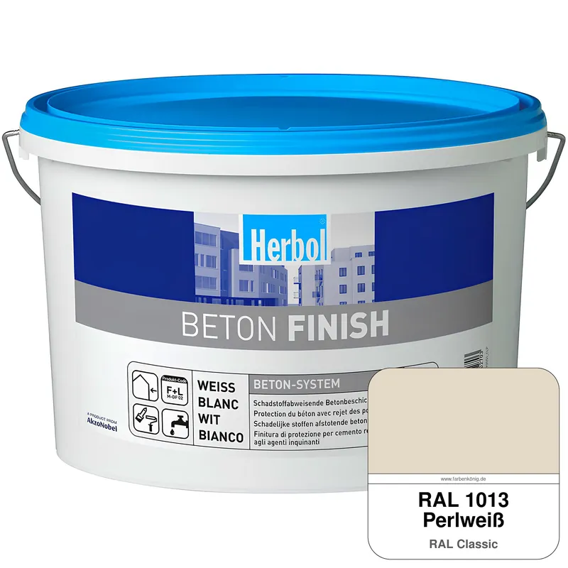 Top-Preis Beton Finish (RAL 1013 Perlweiß)