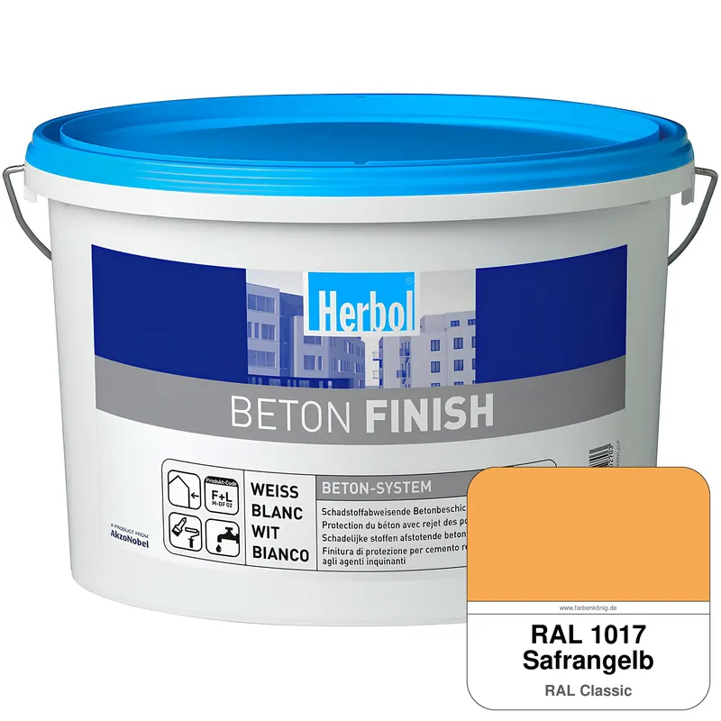 Sonderangebot Beton Finish (RAL 1017 Safrangelb)