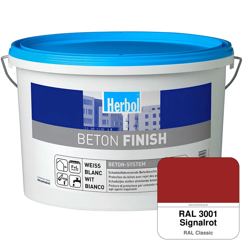 Beton Finish (RAL 3001 Signalrot) Angebot