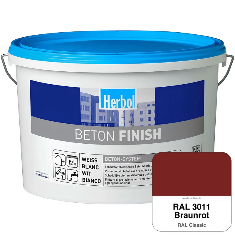 Beton Finish (RAL 3011 Braunrot) Sonderangebot