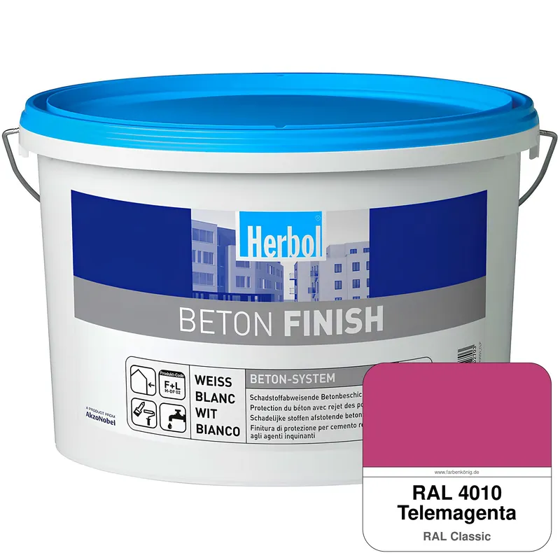 Abverkauf Beton Finish (RAL 4010 Telemagenta)