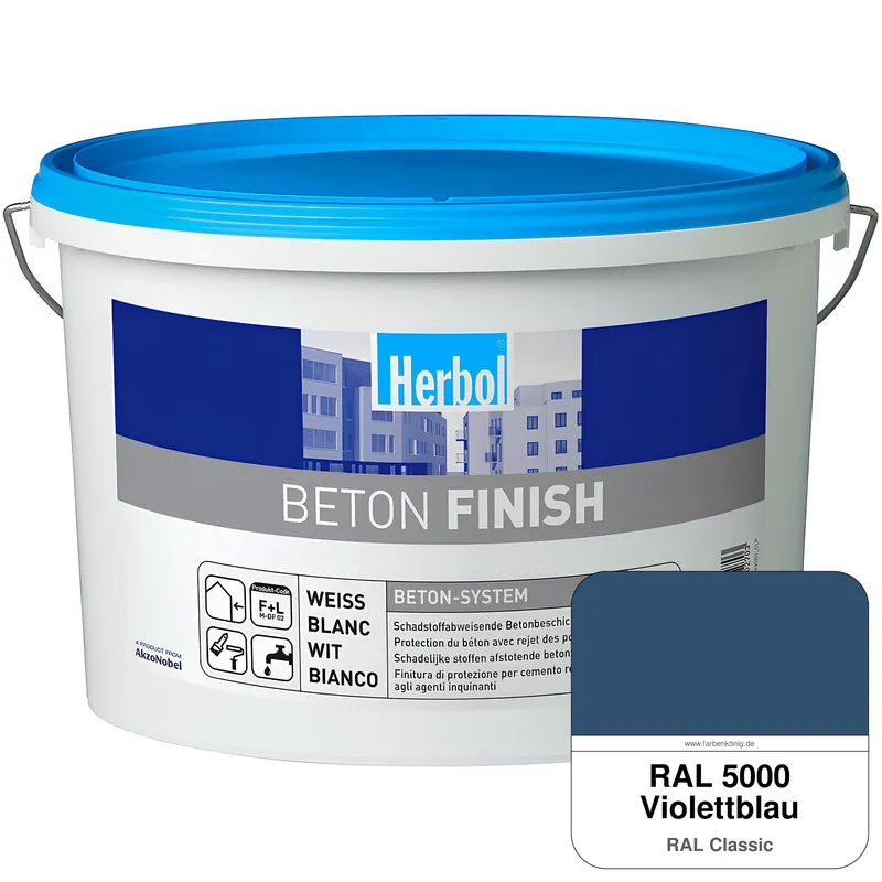 Nur Für Kurze Zeit Beton Finish (RAL 5000 Violettblau)