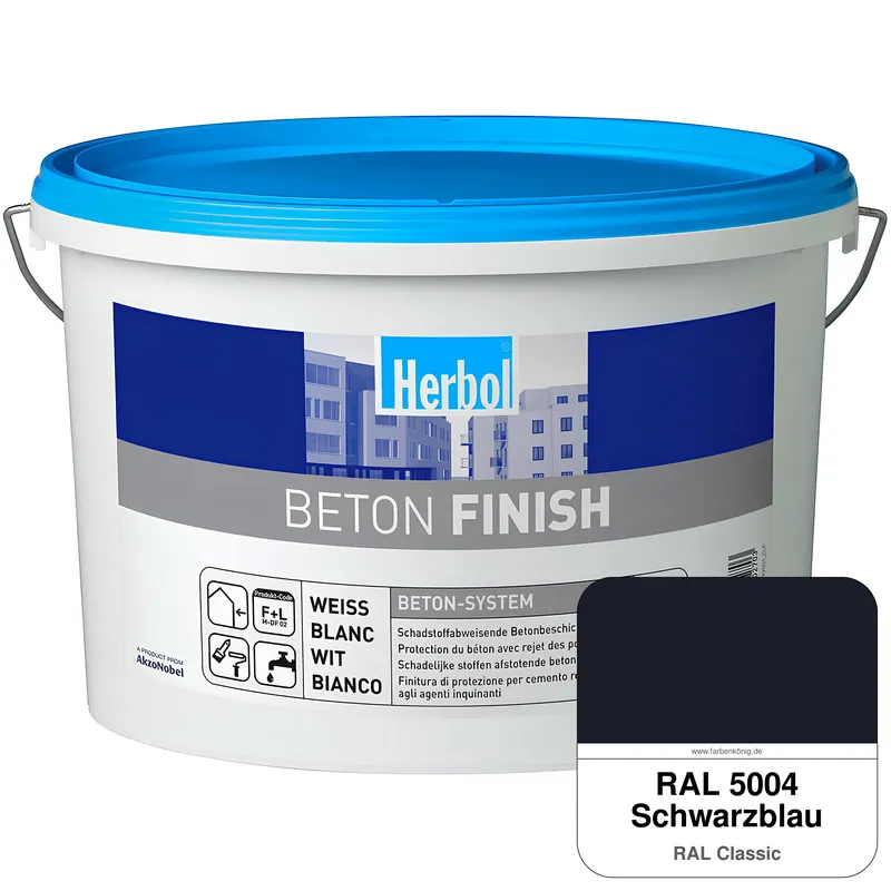 Bestpreis Beton Finish (RAL 5004 Schwarzblau)