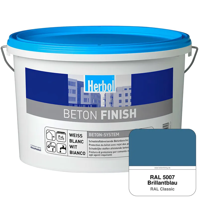 Saisonangebot Beton Finish (RAL 5007 Brillantblau)