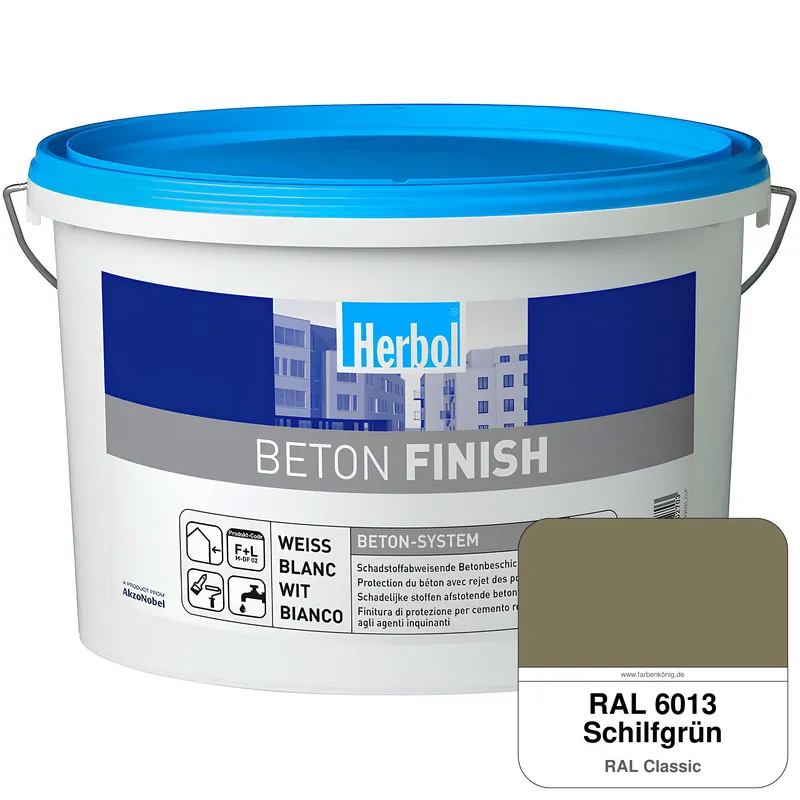 Solange Der Vorrat Reicht Beton Finish (RAL 6013 Schilfgrün)