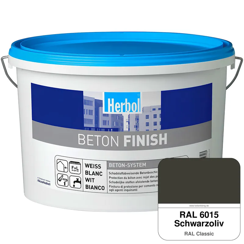Schnäppchen Beton Finish (RAL 6015 Schwarzoliv)