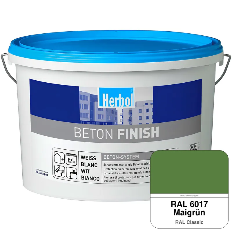 Beton Finish (RAL 6017 Maigrün) Direktkauf