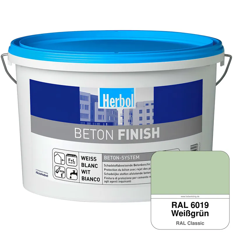 Beton Finish (RAL 6019 Weißgrün) Knallerangebot