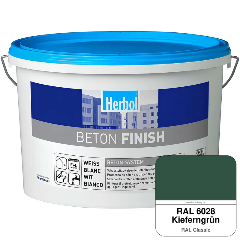 Beton Finish (RAL 6028 Kieferngrün) Preisknaller