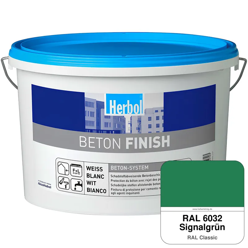 Beton Finish (RAL 6032 Signalgrün) Mega-Angebot