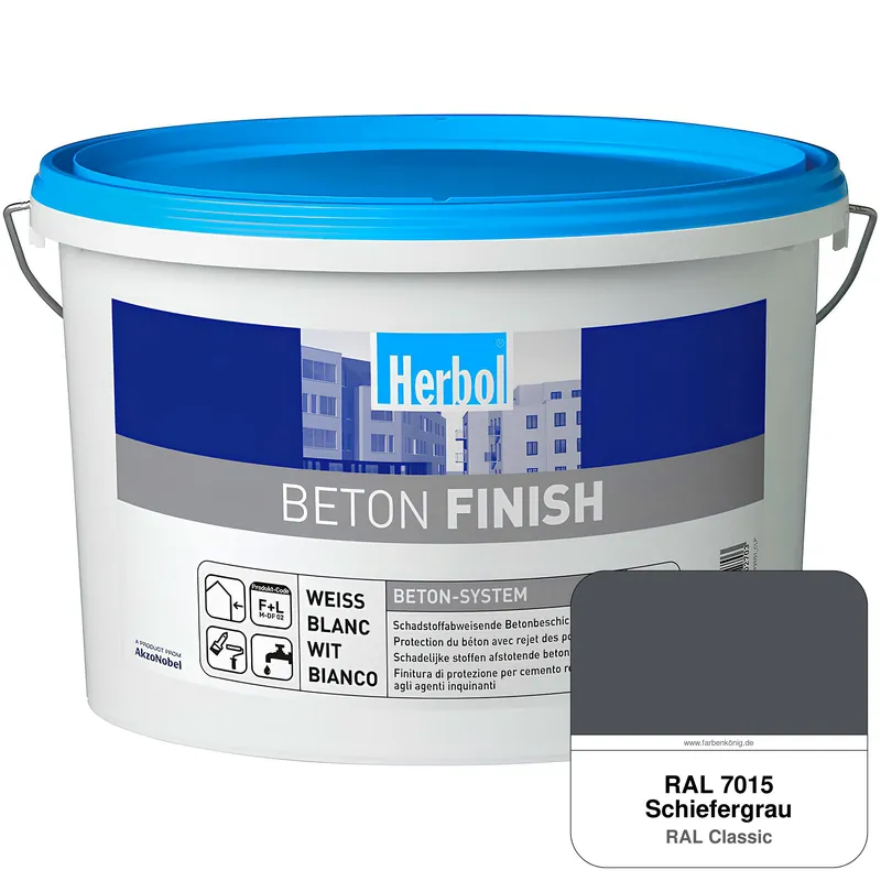 Sichere Zahlung Beton Finish (RAL 7015 Schiefergrau)