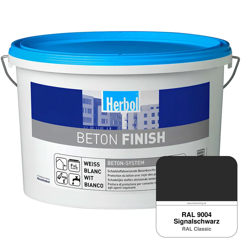 Beton Finish (RAL 9004 Signalschwarz) Top-Preis