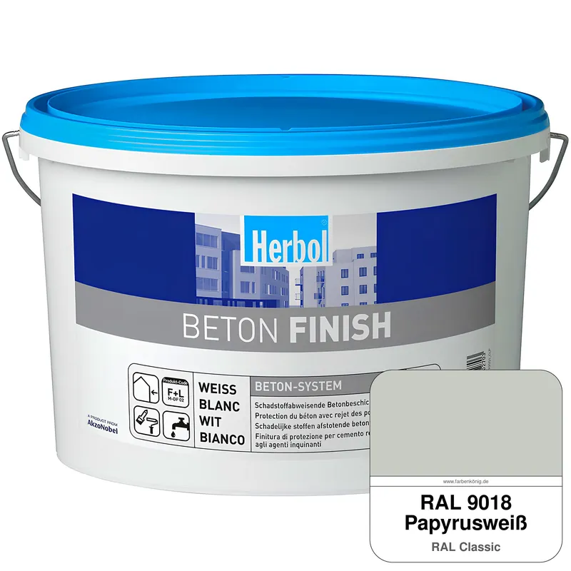 Saisonangebot Beton Finish (RAL 9018 Papyrusweiß)