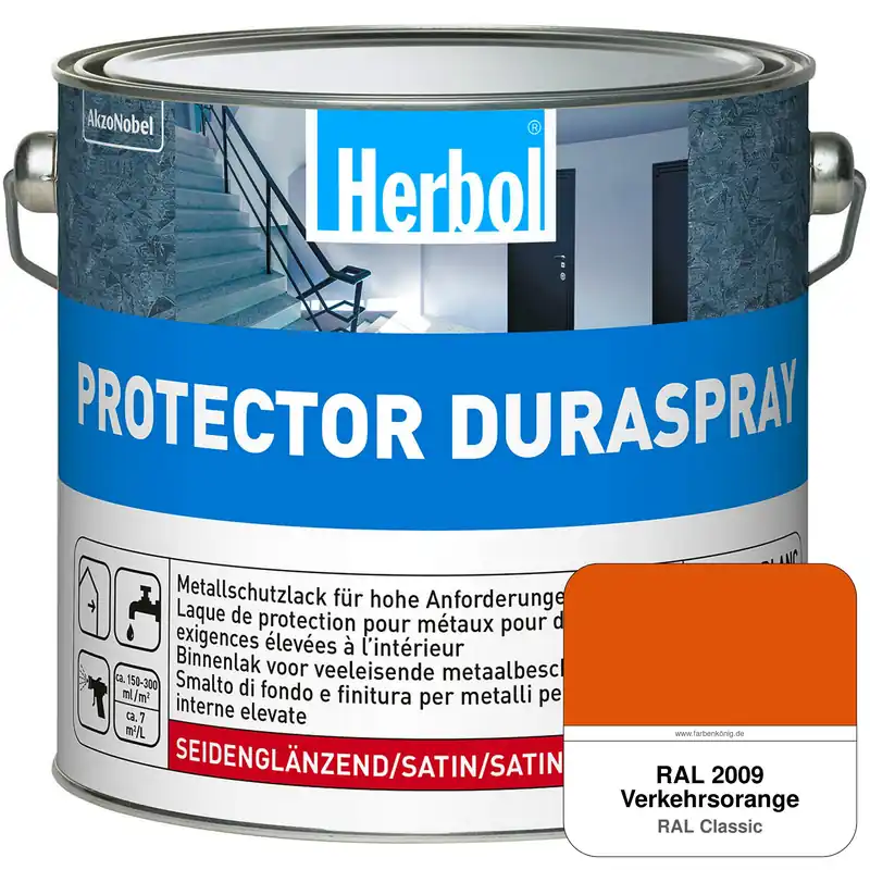 Protector Duraspray (RAL 2009 Verkehrsorange) Schneller Versand