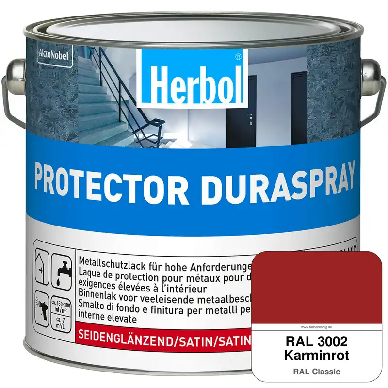 Schneller Versand Protector Duraspray (RAL 3002 Karminrot)